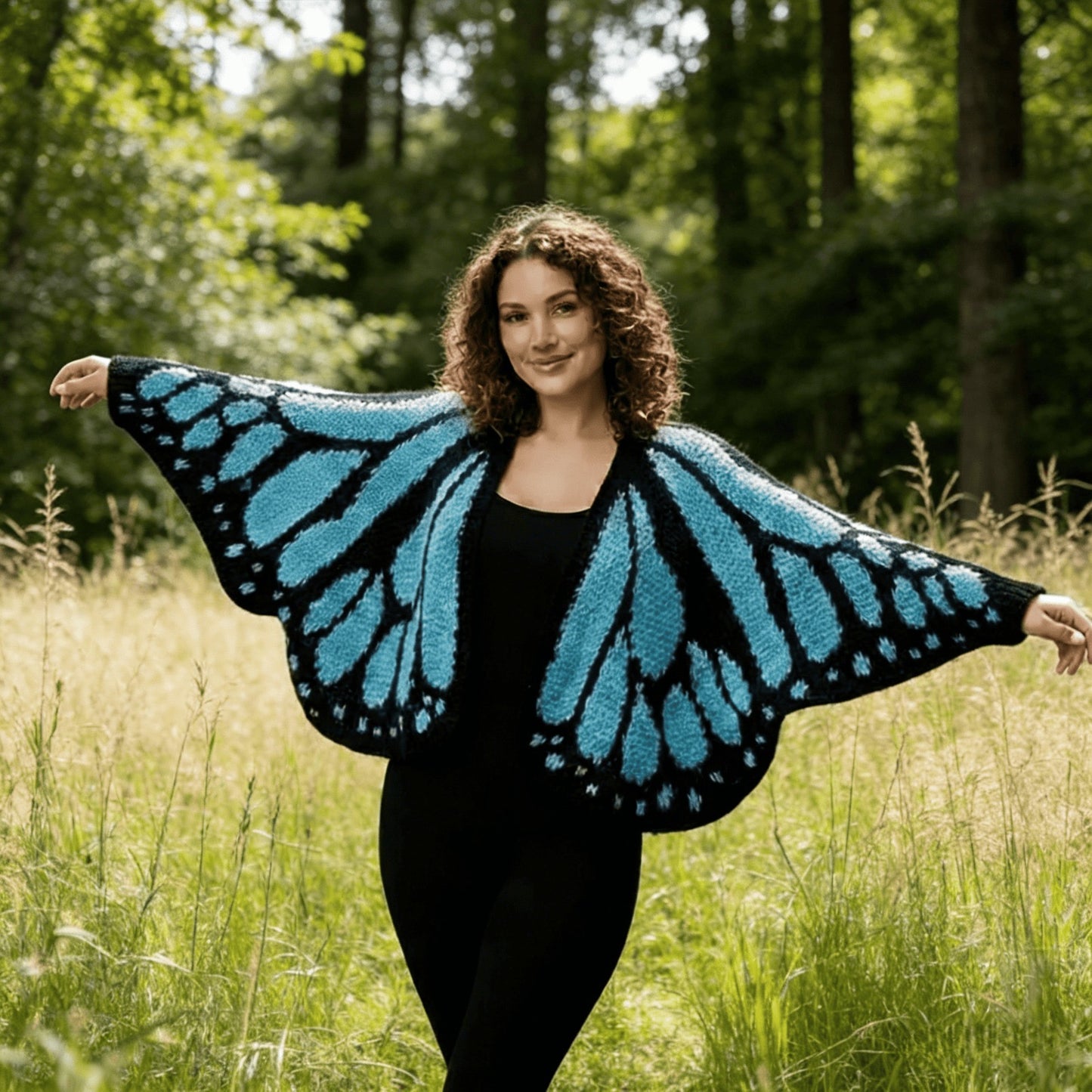 KnitWings ™ Butterfly Cardigan Crochet