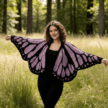 KnitWings ™  Butterfly Cardigan Crochet