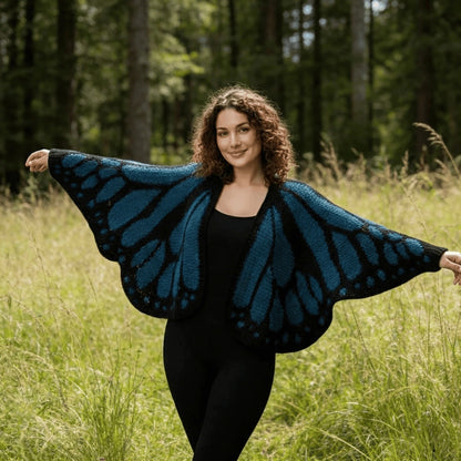 KnitWings ™  Butterfly Cardigan Crochet