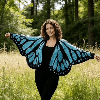 KnitWings ™  Butterfly Cardigan Crochet